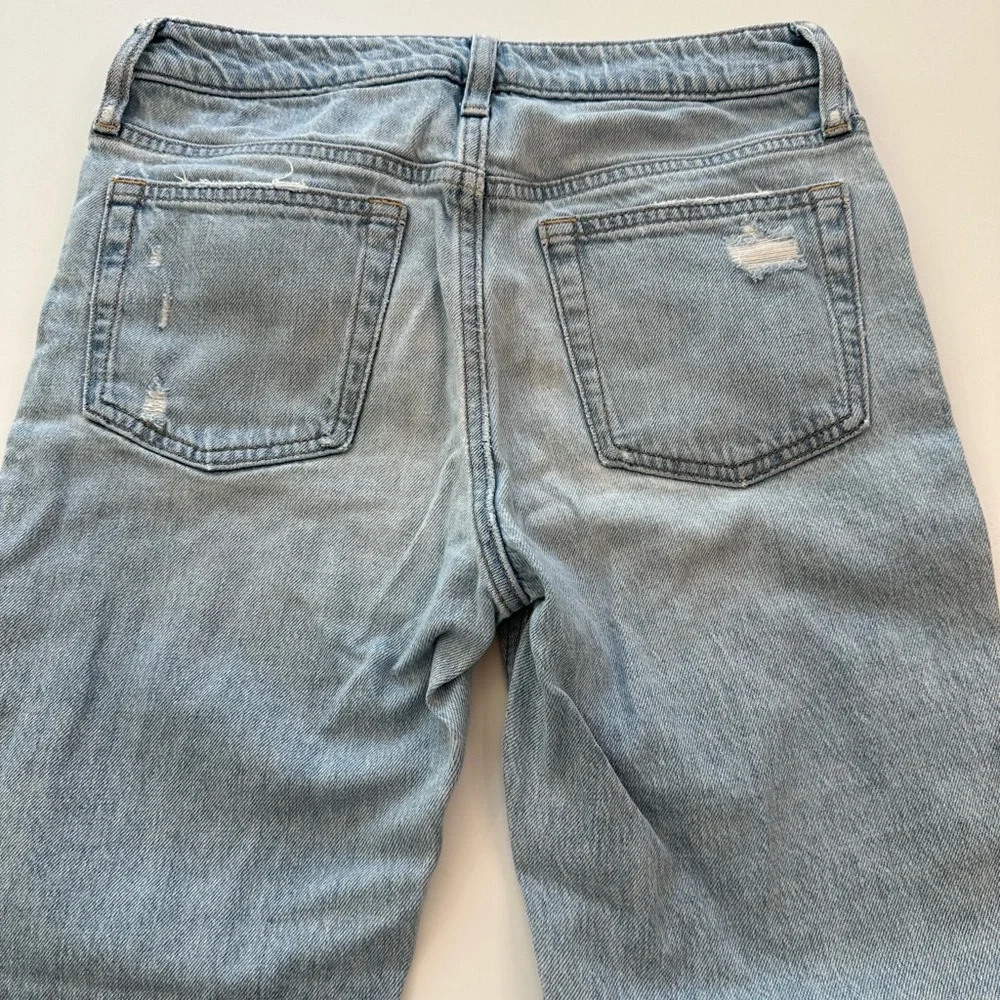 GAPTeen Girlfriend High Rise Distressed Light Blue Jeans Girls Size 10
